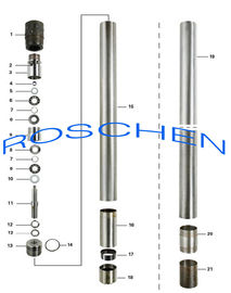 Asamblea de barril doble convencional de la base del tubo para el equipo geotécnico de la perforación