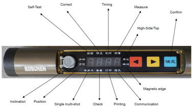 Inclinómetro electrónico del tiro multi para la perforación petrolífera/la perforación de la exploración