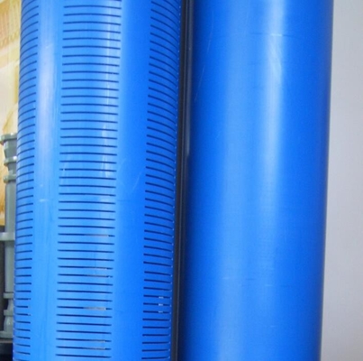 Especificación de sistema del tubo de la pared del PVC U del revestimiento del pozo de agua/de tubo de la pantalla de filtro de agua